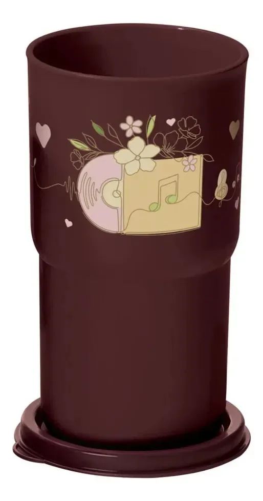 Copo Tupperware Simone Mendes No Ritmo Do Coração 350ml