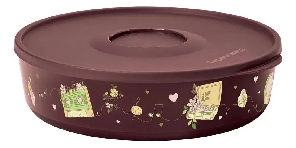 Tigela Tupperware Simone Mendes No Ritmo Do Coração 2,5 litros