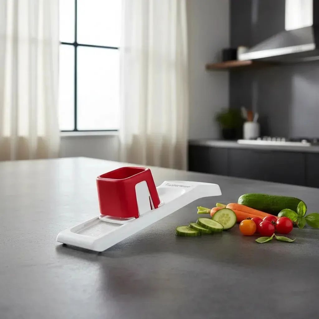 Fatiador Tupperware Super Chef Mini Vermelho