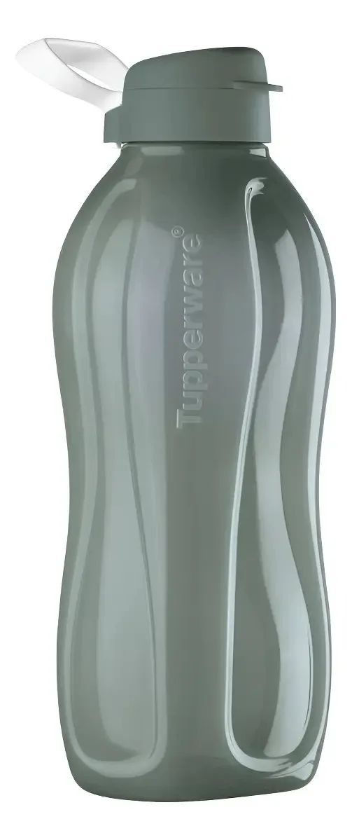 Garrafa De Água Tupperware Eco Tupper Cinza 2 litros