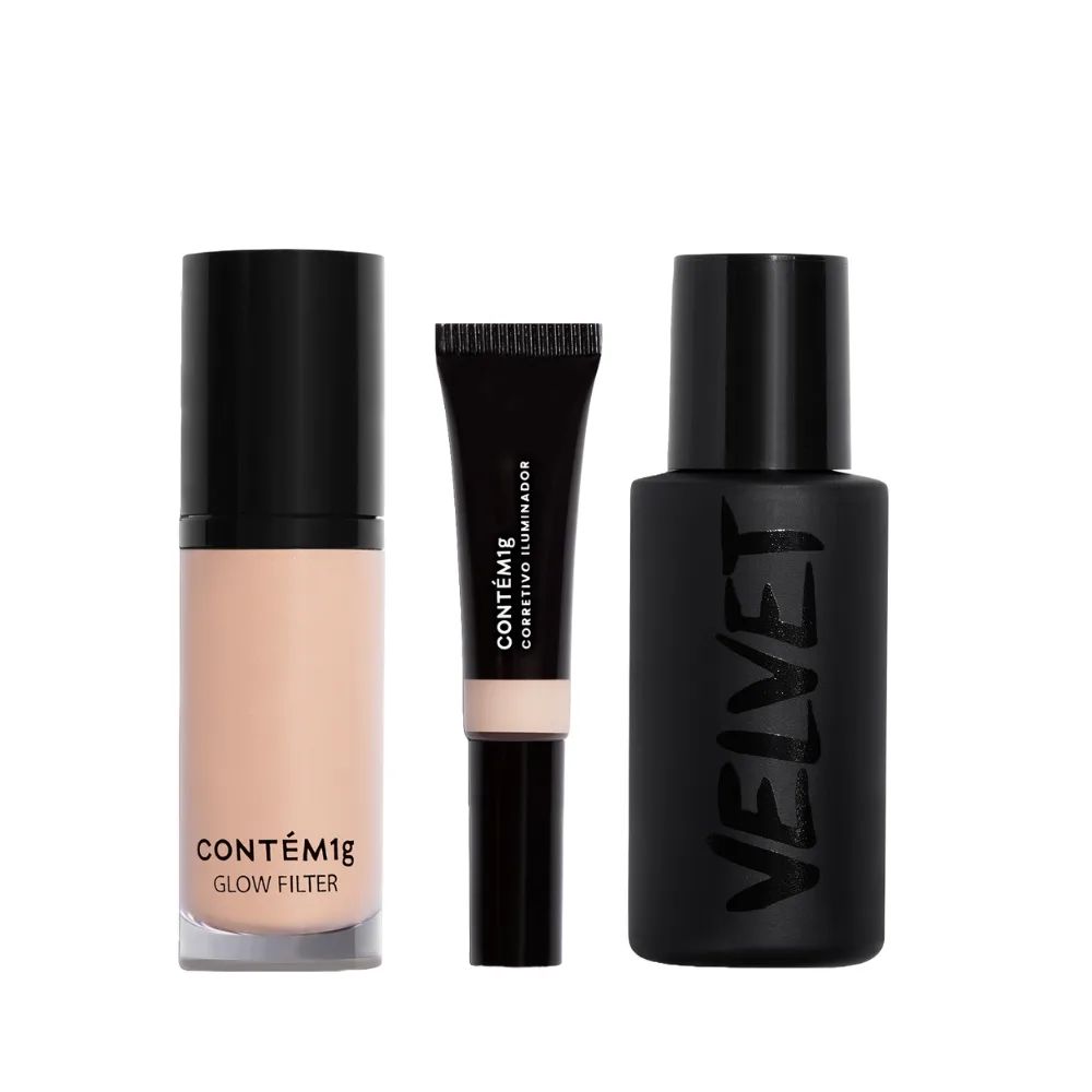 Kit Glow com Base Velvet